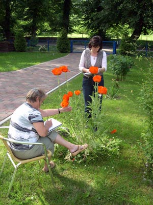 Malschule im Garten